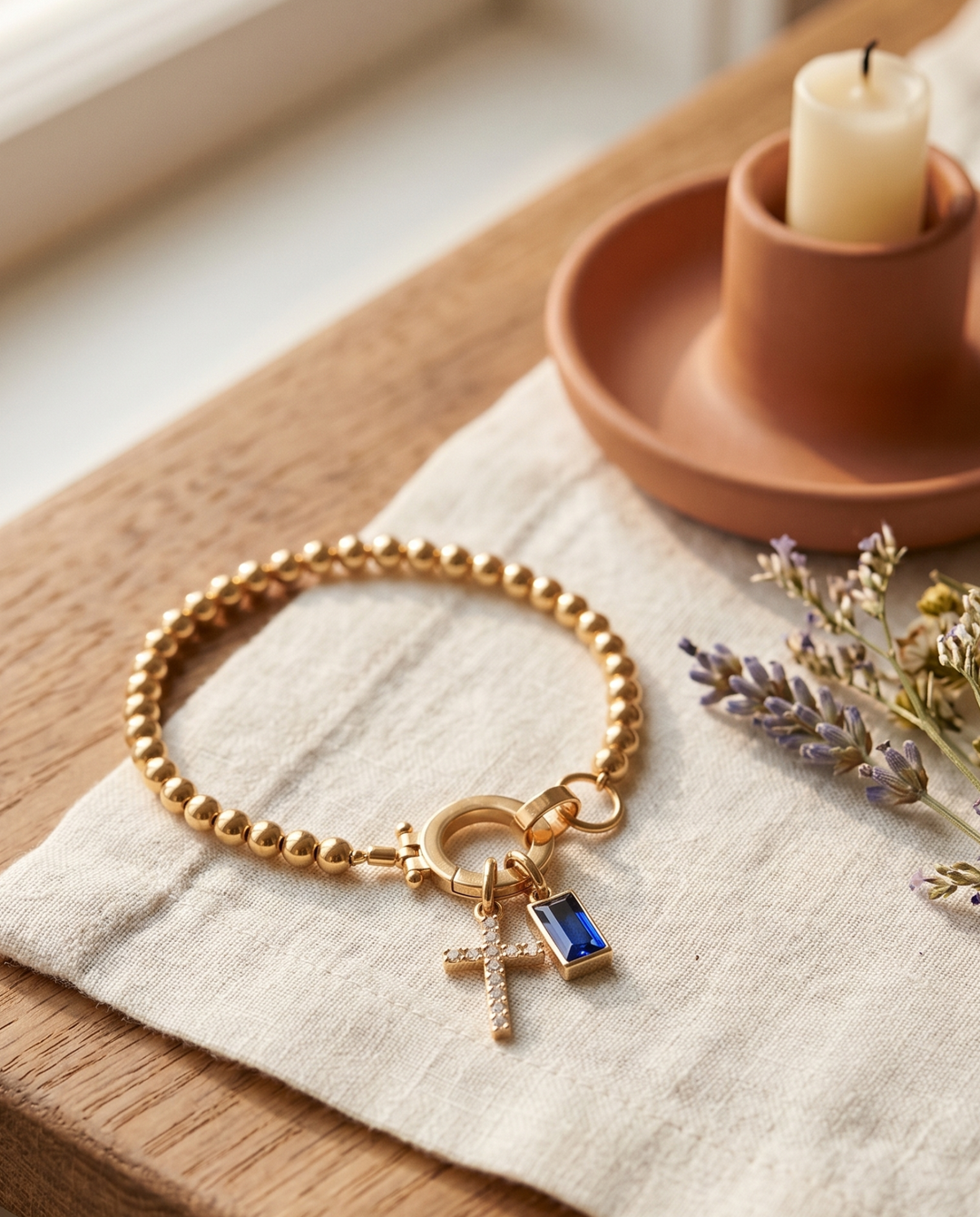 Pulsera Fe y Brillo