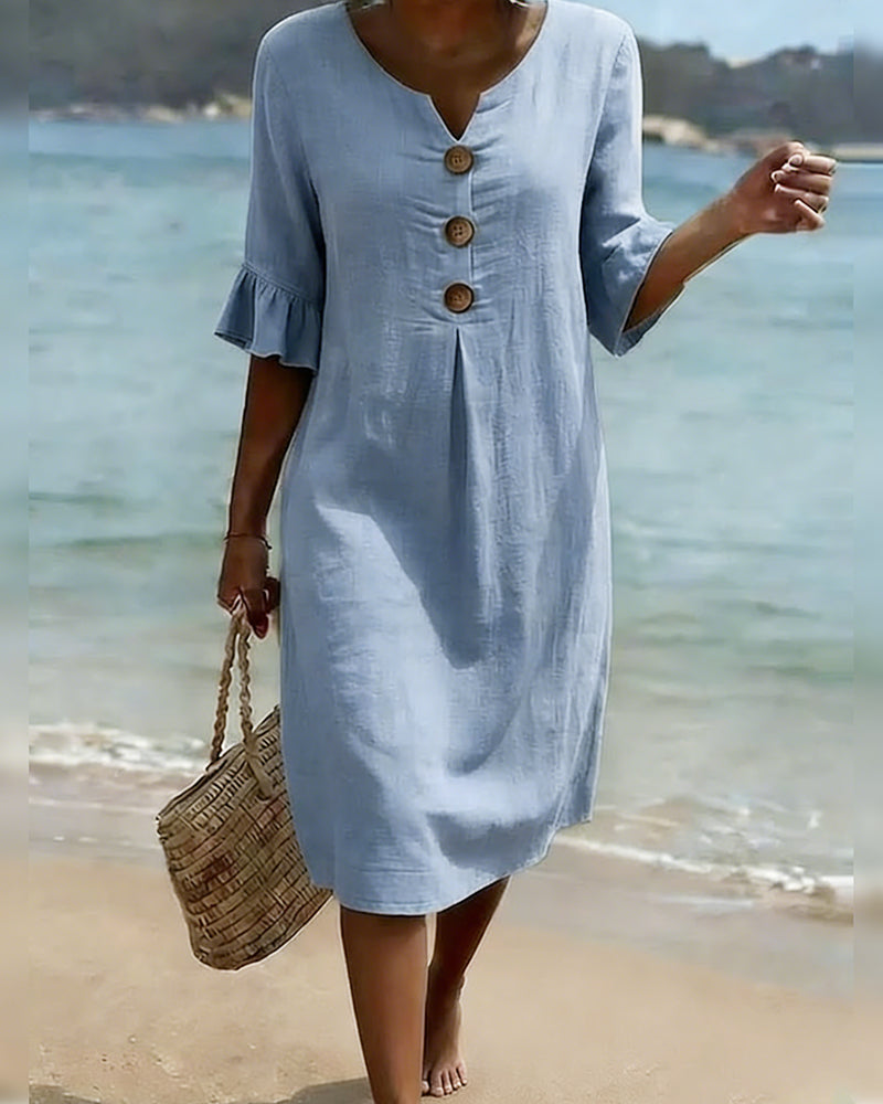 Lucía | Elegante Vestido de Lino