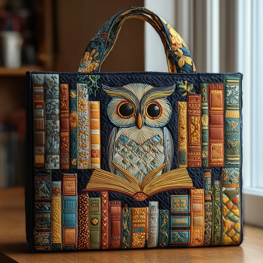 Hibou - Chic Quilted Tote Bag