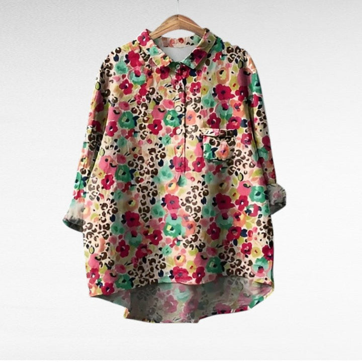 Noémie | Elegante Blusa de Verano en Lino