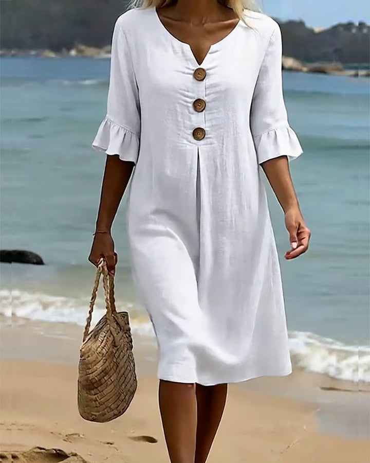 Lucía | Elegante Vestido de Lino
