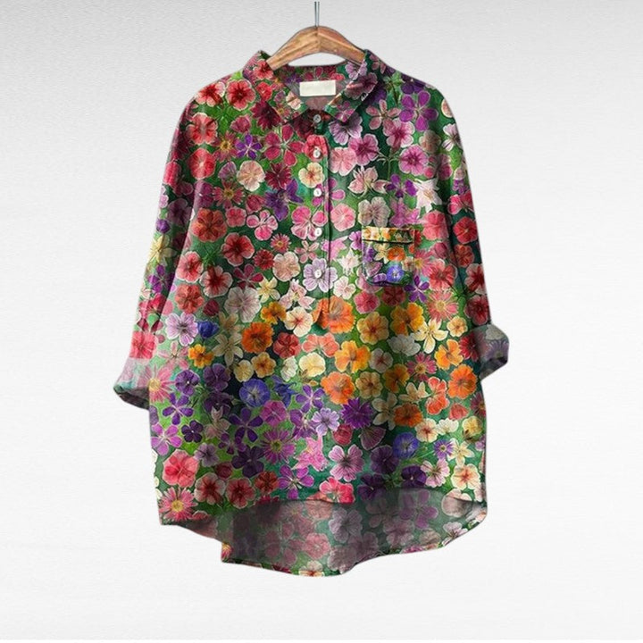 Thérèse | Blusa de Verano Elegante en Lino