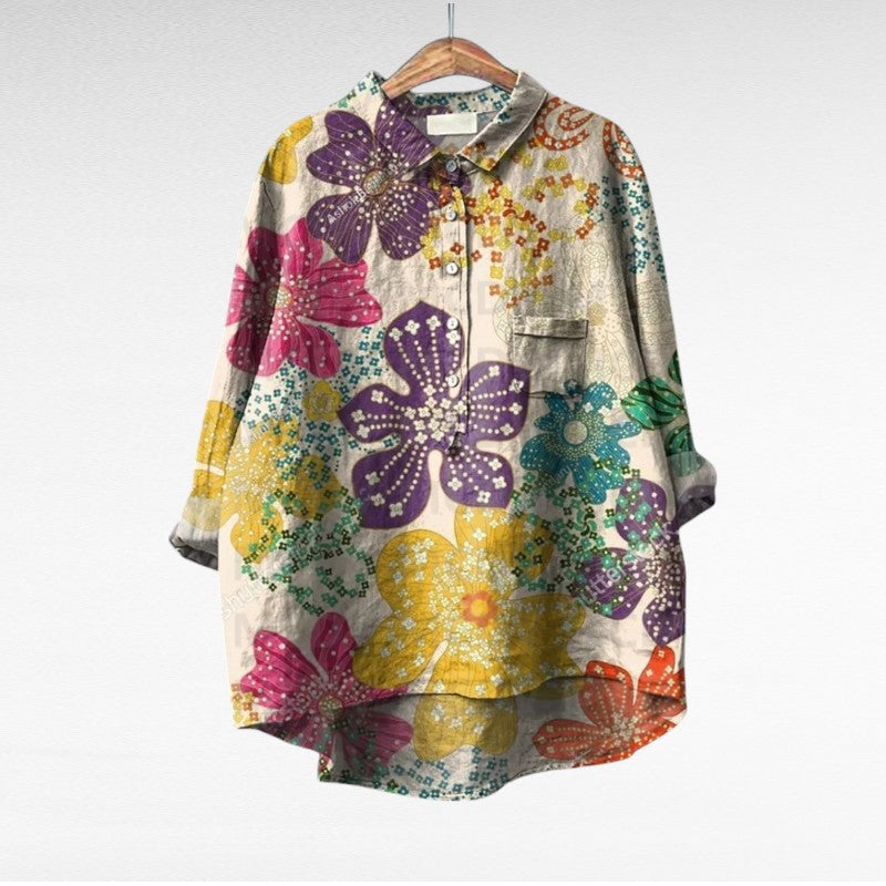 Thérèse | Blusa de Verano Elegante en Lino