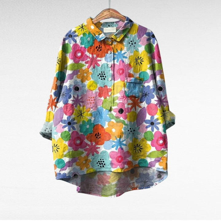 Thérèse | Blusa de Verano Elegante en Lino