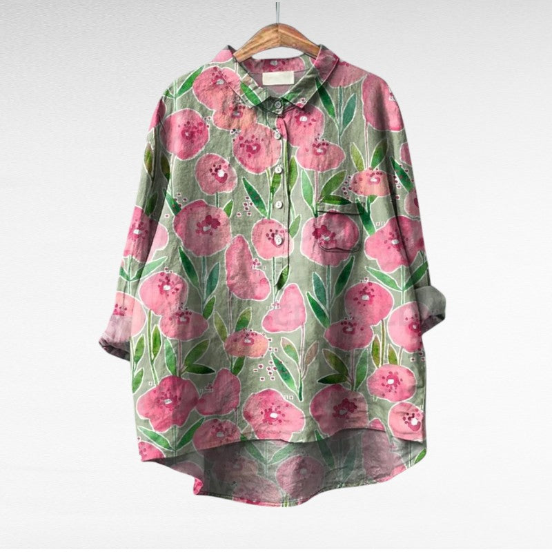 Thérèse | Blusa de Verano Elegante en Lino
