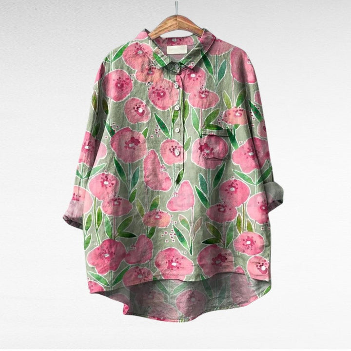 Thérèse | Blusa de Verano Elegante en Lino