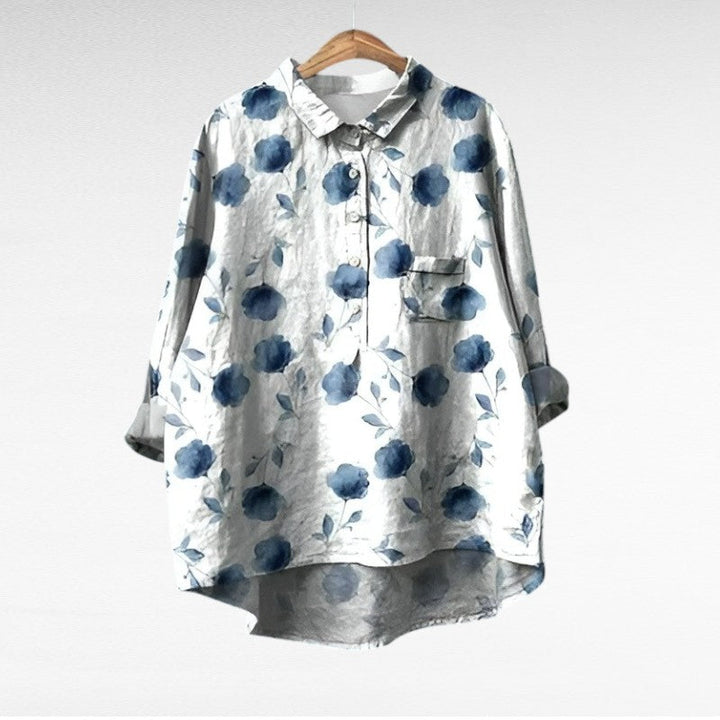 Camille | Blusa de Verano Elegante en Lino