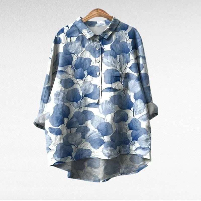 Camille | Blusa de Verano Elegante en Lino