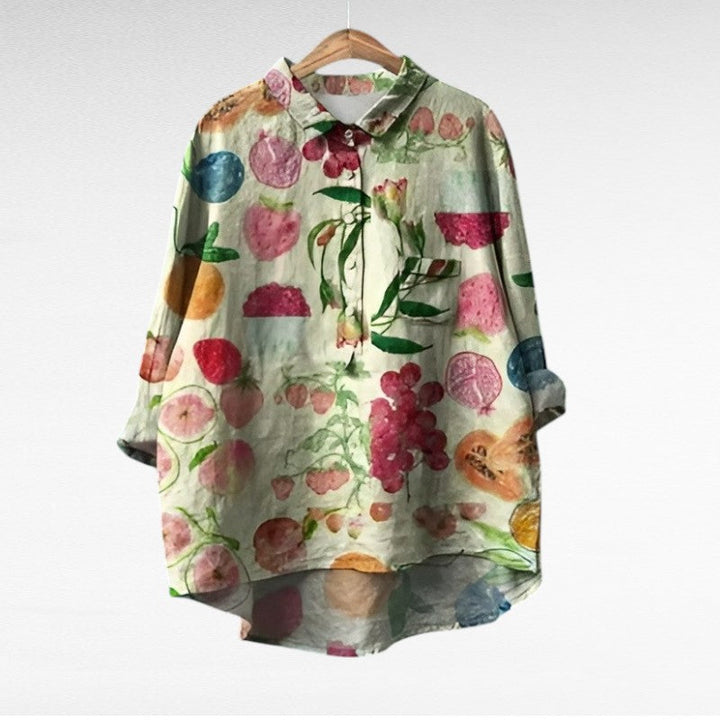 Camille | Blusa de Verano Elegante en Lino