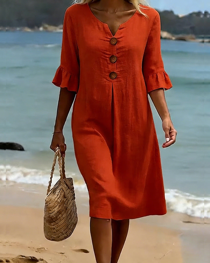 Lucía | Elegante Vestido de Lino
