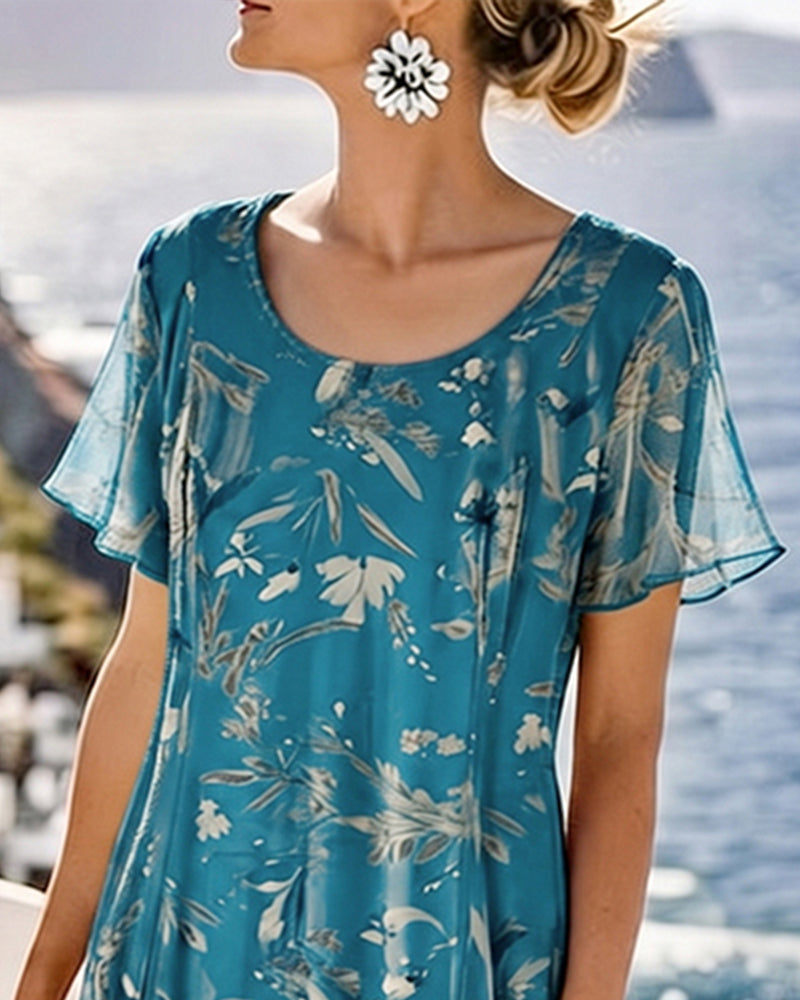 Andressa | Vestido midi floral ligero y fluido