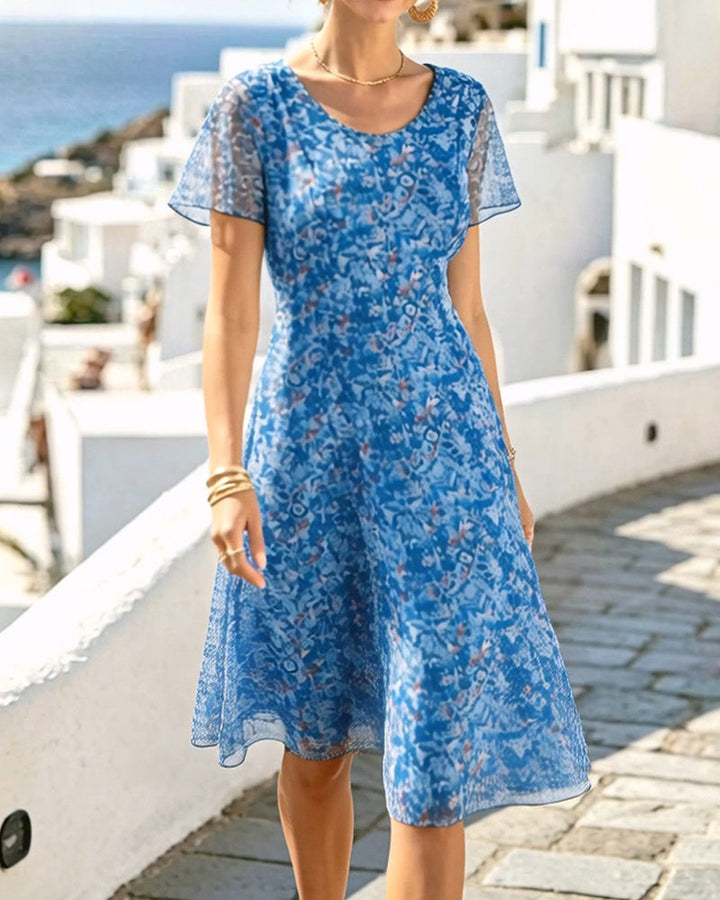 Ana | Vestido midi floral ligero y fluido