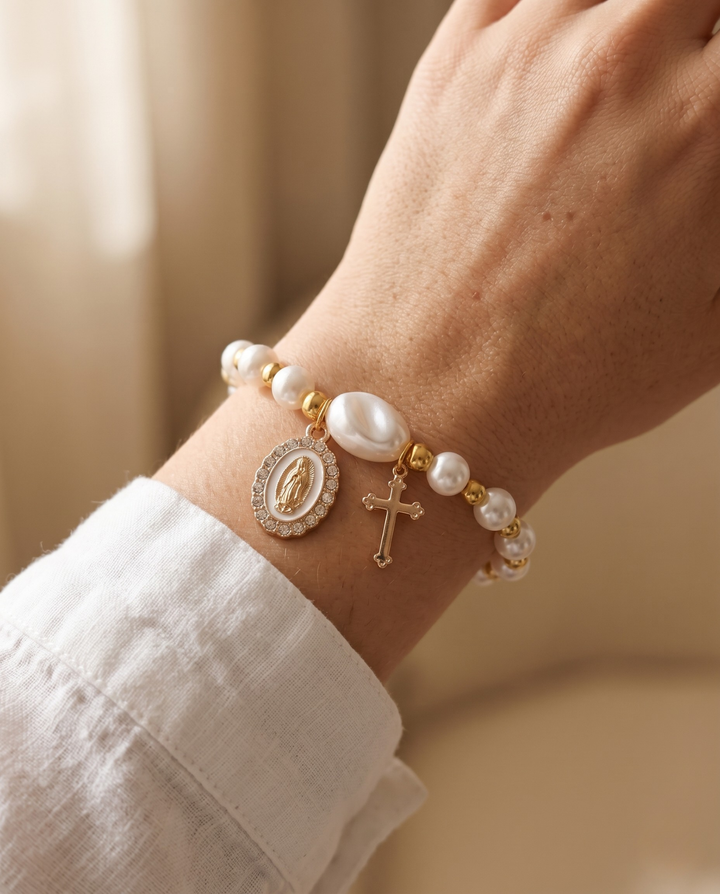 Pulsera Perlas de la Fe