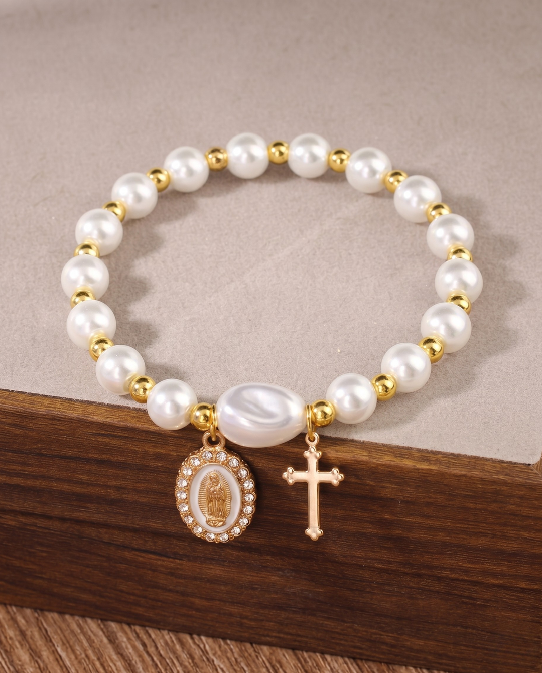 Pulsera Perlas de la Fe
