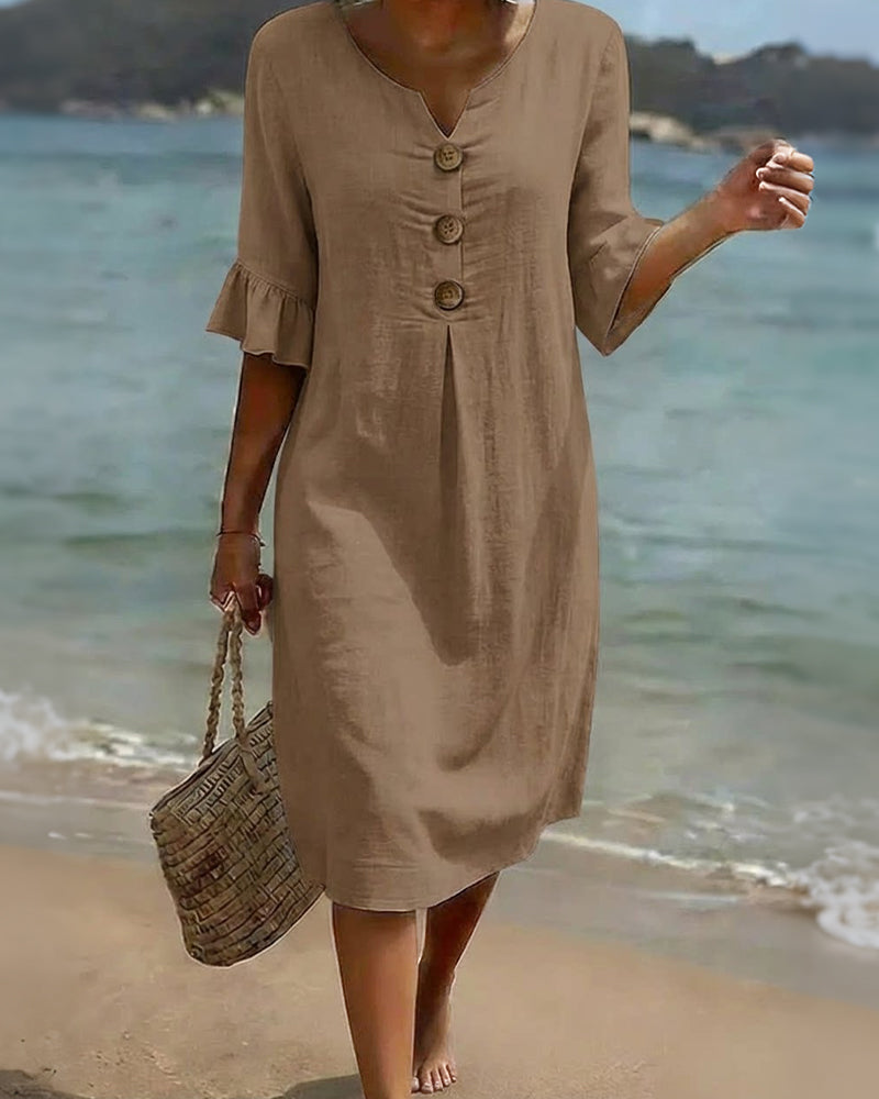 Lucía | Elegante Vestido de Lino