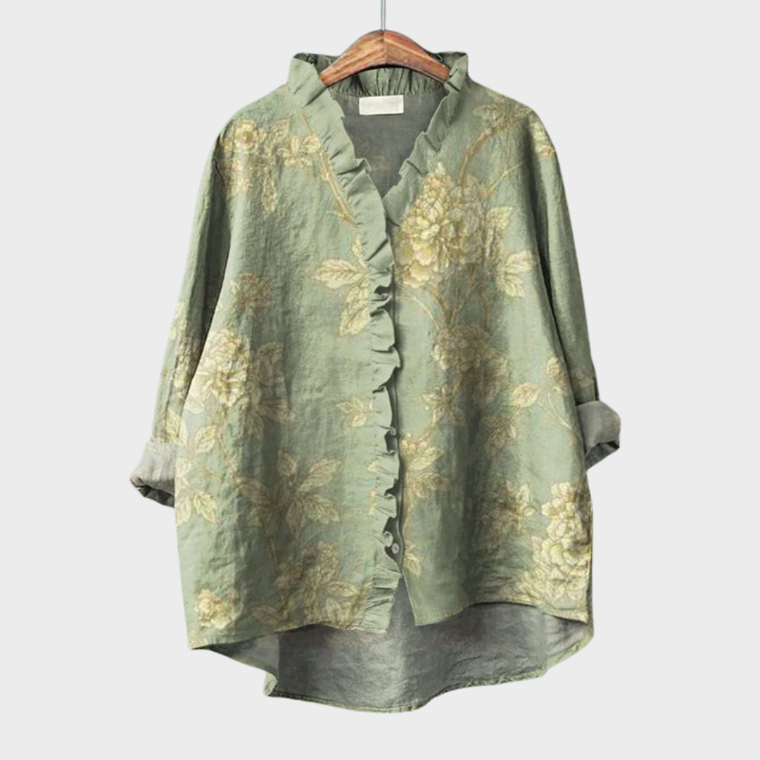 Rosalinde | Sofisticada Blusa de Verano en Lino