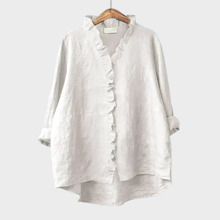 Eline | Elegante Blusa de Verano en Lino