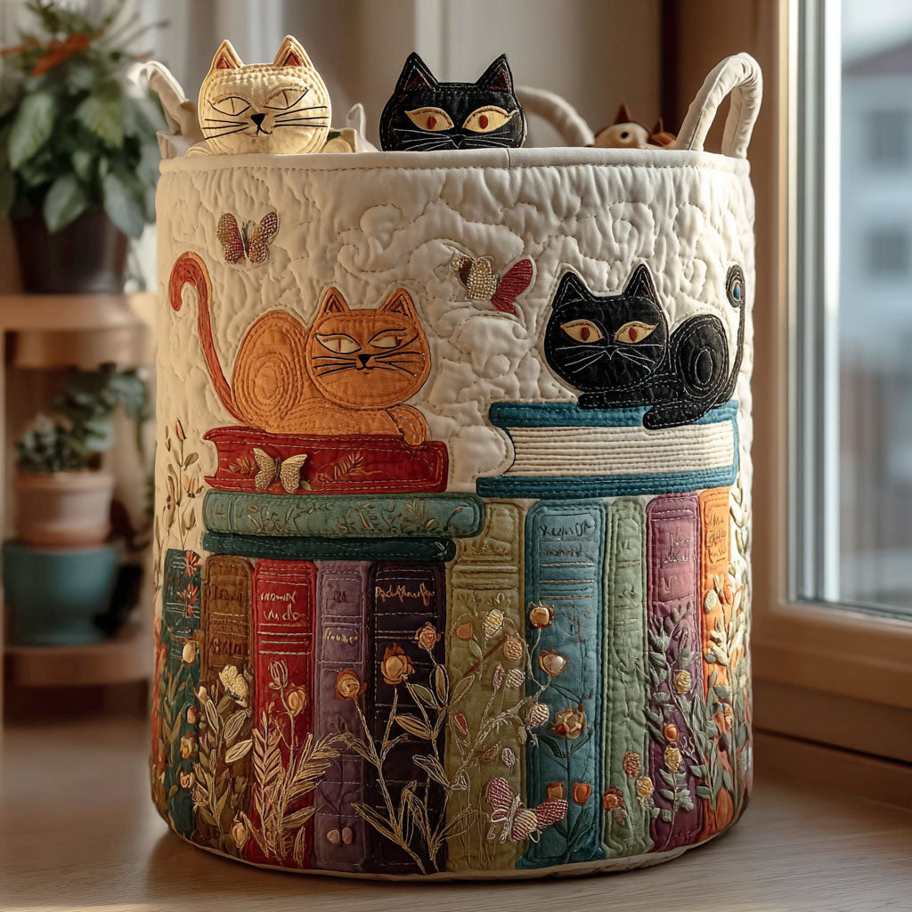 CESTA DE ROPA POPPY | ARTESANAL PARA GATOS