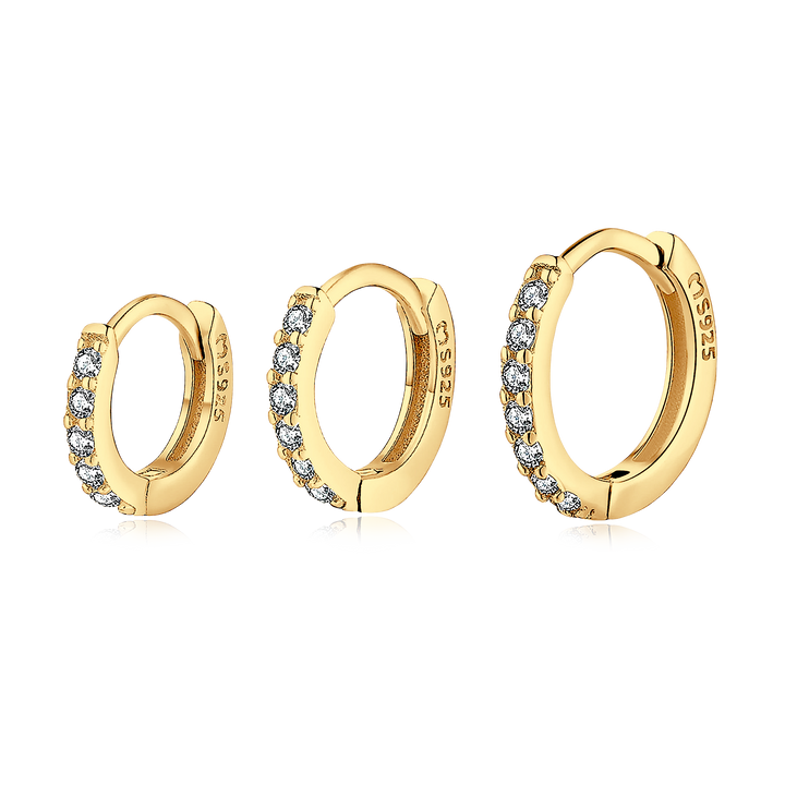 Pendientes de Triple Aro
