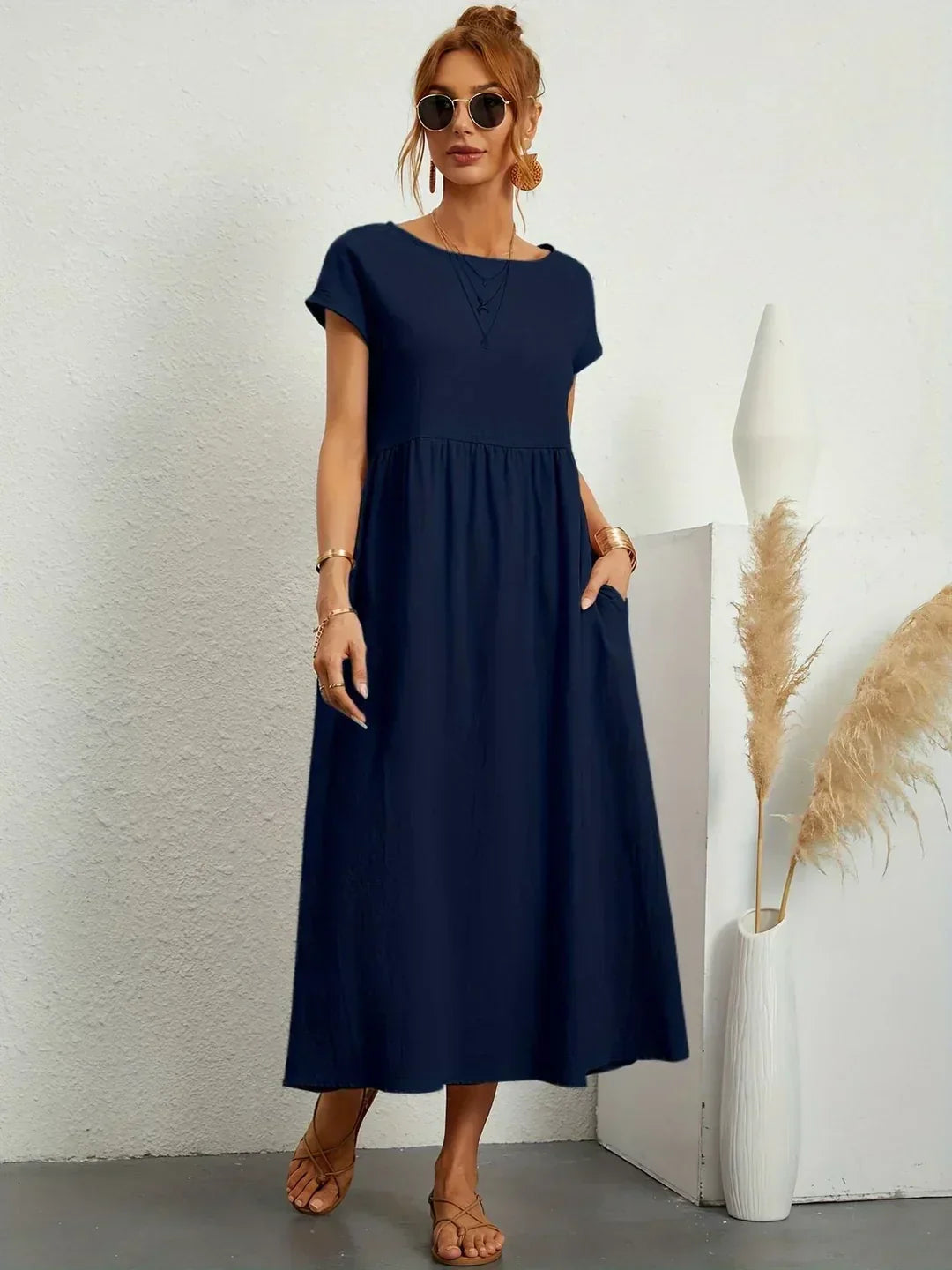 Gabriela | Elegante y Cómodo Vestido Midi