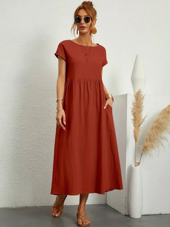 Gabriela | Elegante y Cómodo Vestido Midi