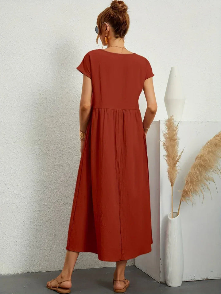 Gabriela | Elegante y Cómodo Vestido Midi
