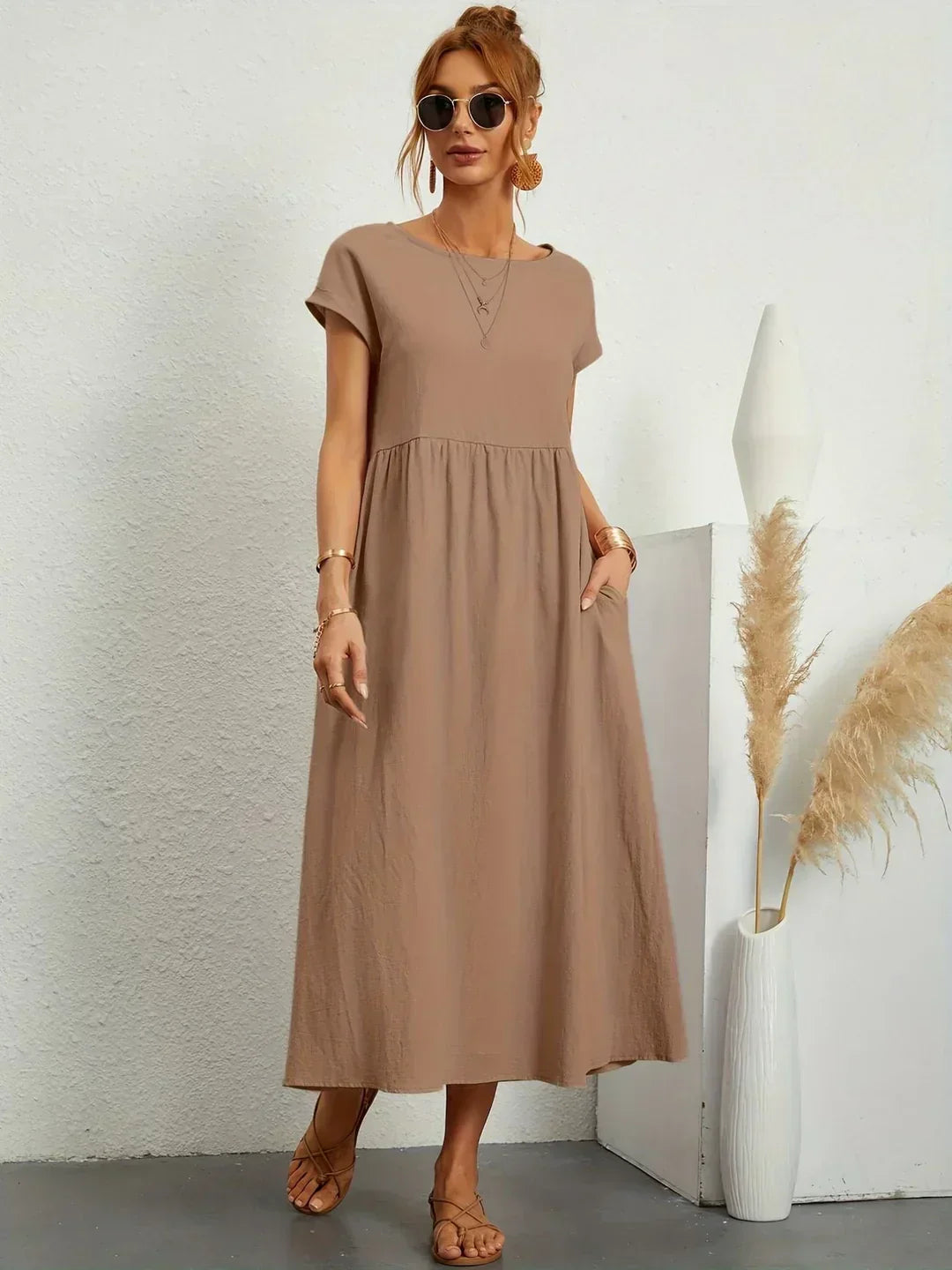 Gabriela | Elegante y Cómodo Vestido Midi