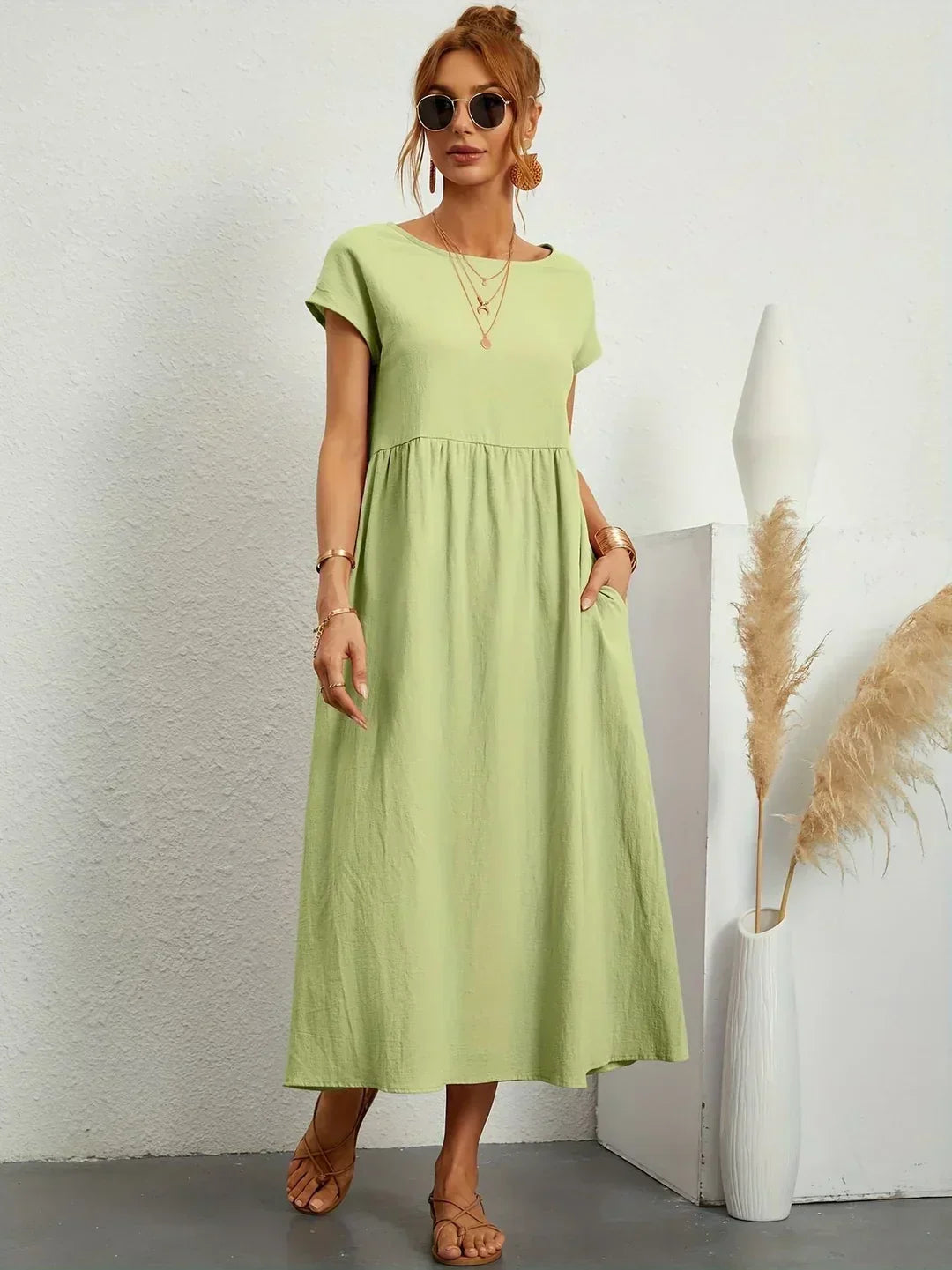 Gabriela | Elegante y Cómodo Vestido Midi