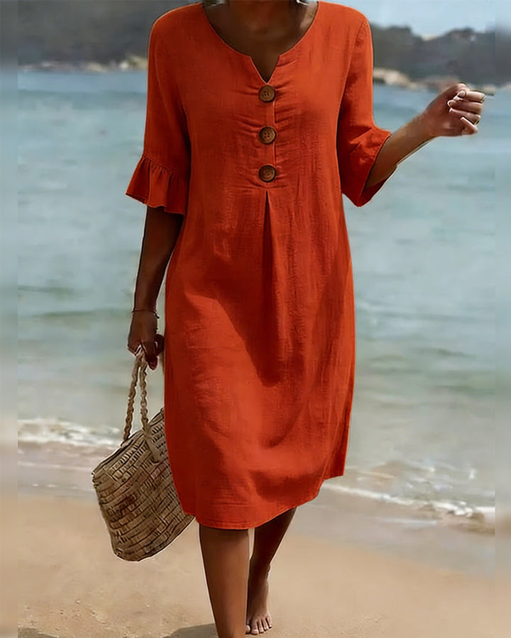 Lucía | Elegante Vestido de Lino