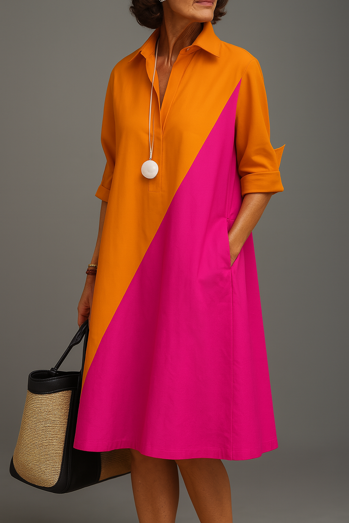 Siena | Elegante vestido midi con un toque de cuidado
