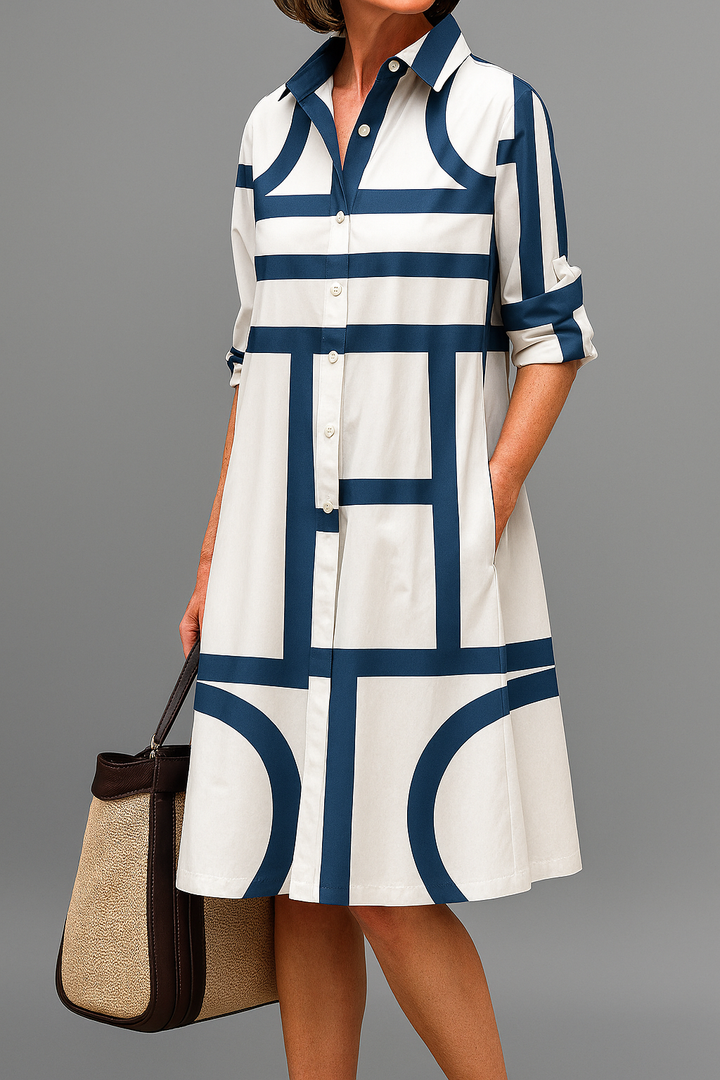 Siena | Elegante vestido midi con un toque de cuidado