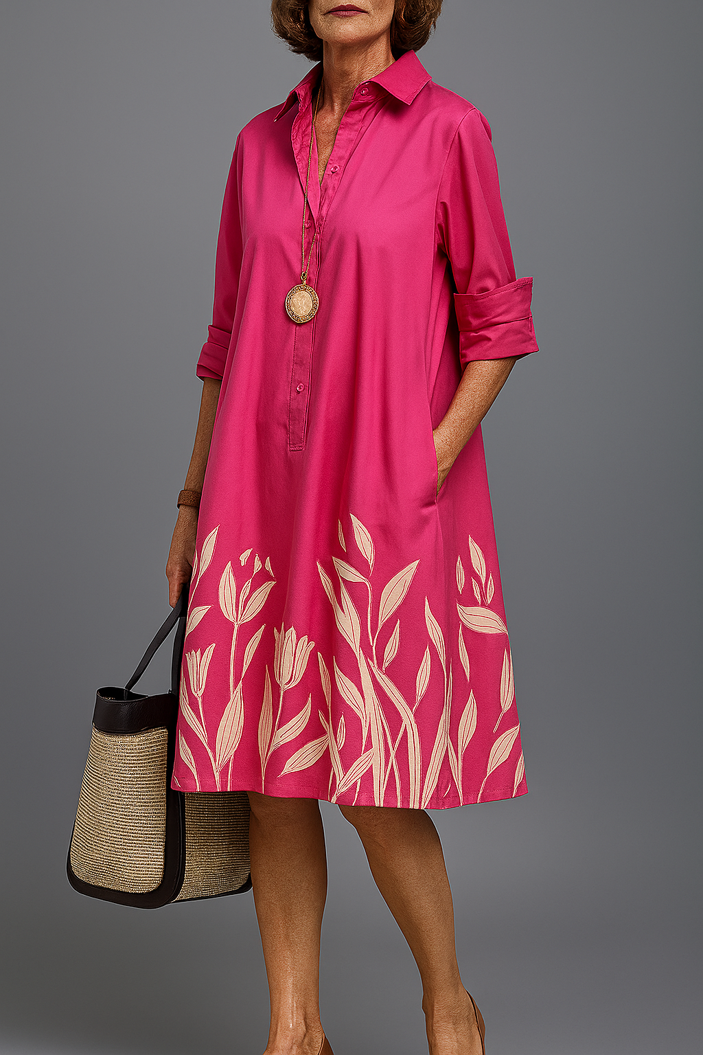 Siena | Elegante vestido midi con un toque de cuidado