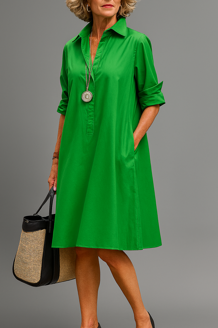Siena | Elegante vestido midi con un toque de cuidado
