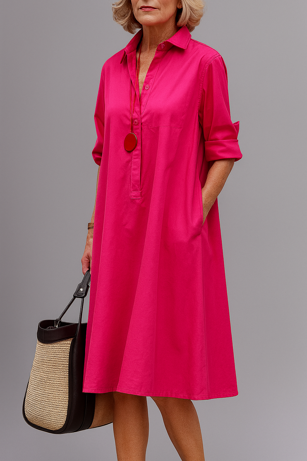 Siena | Elegante vestido midi con un toque de cuidado