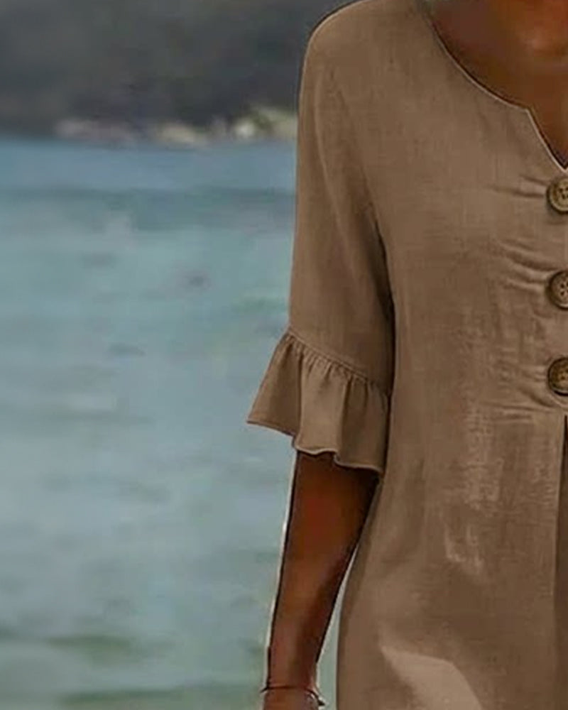 Lucía | Elegante Vestido de Lino