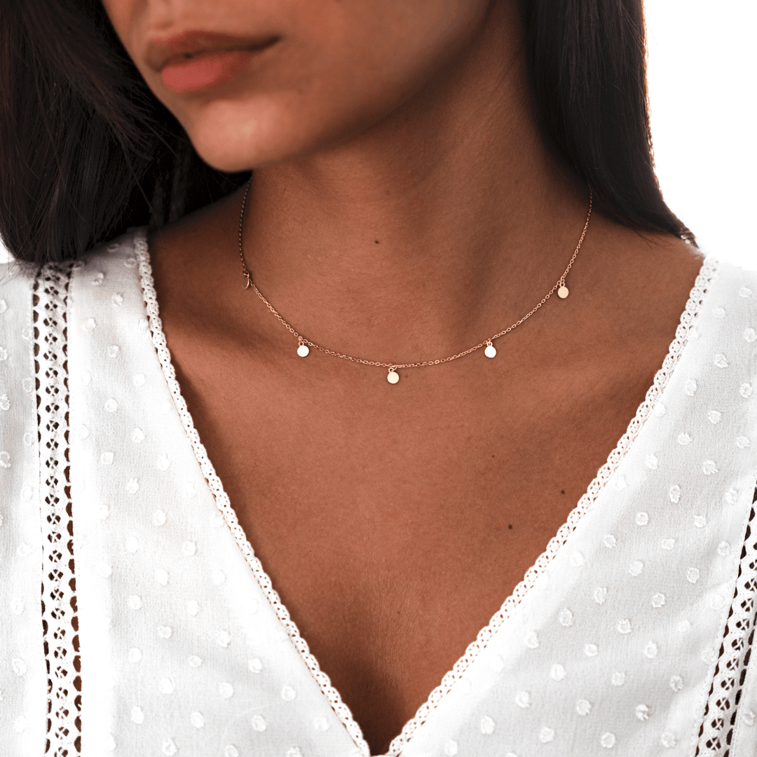 Collar Pequeños Círculos