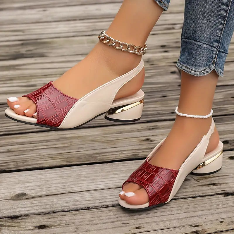 Gloria | Sandalias Elegantes con Soporte y Comodidad