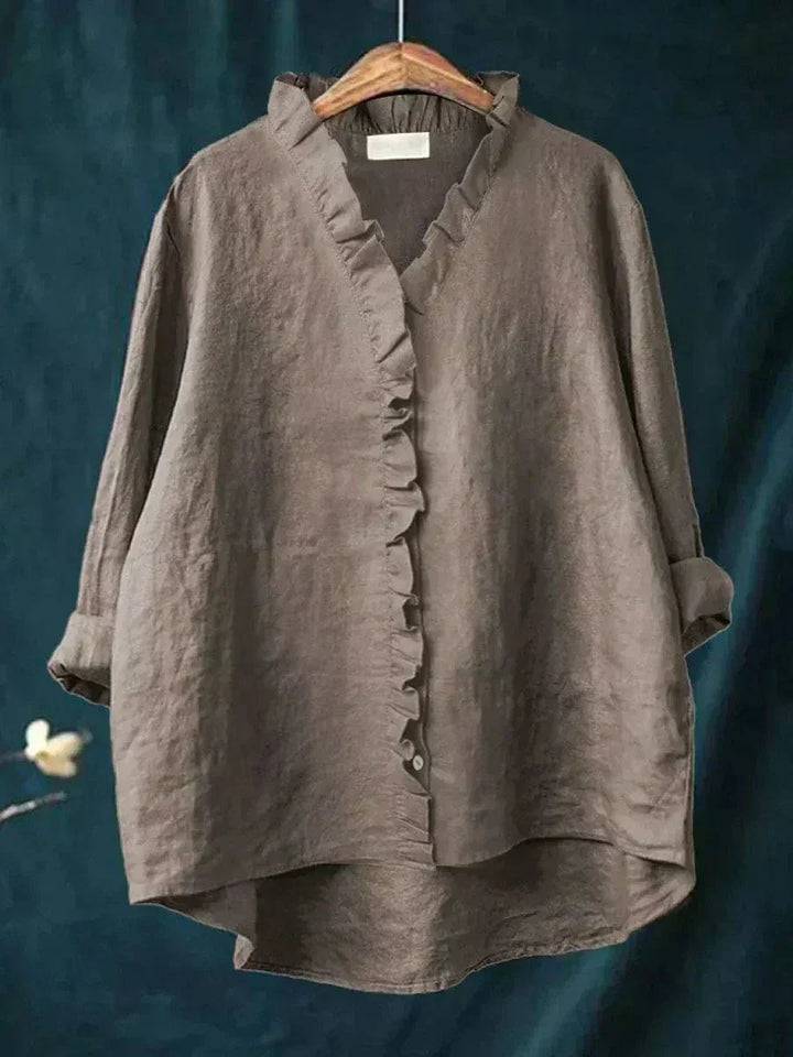 Eline | Elegante Blusa de Verano en Lino