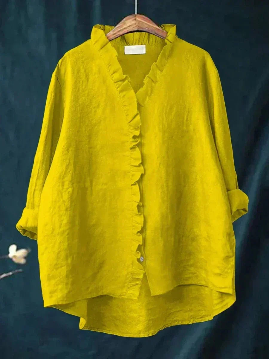 Eline | Elegante Blusa de Verano en Lino