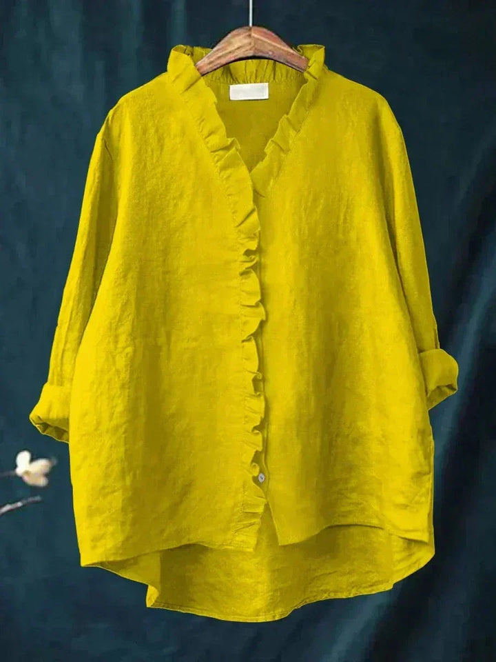 Eline | Elegante Blusa de Verano en Lino