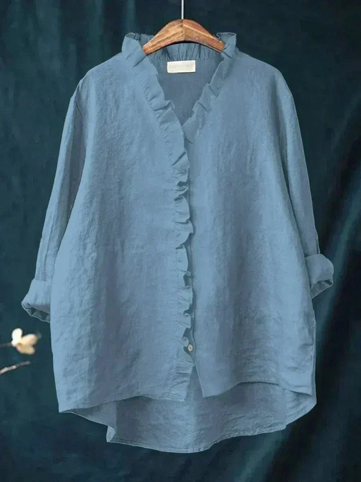Eline | Elegante Blusa de Verano en Lino