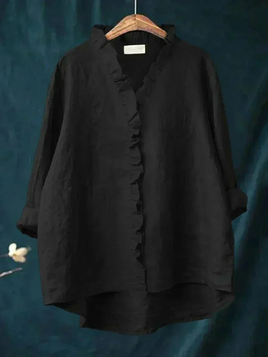 Eline | Elegante Blusa de Verano en Lino