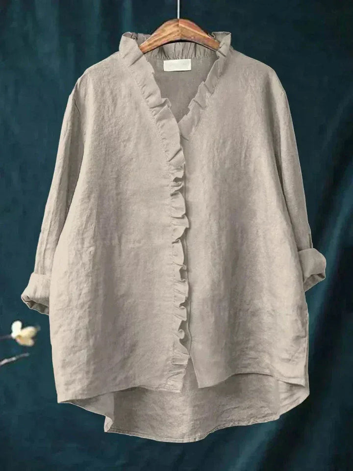 Eline | Elegante Blusa de Verano en Lino