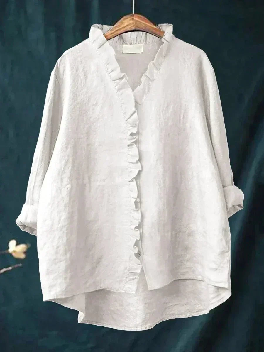 Eline | Elegante Blusa de Verano en Lino