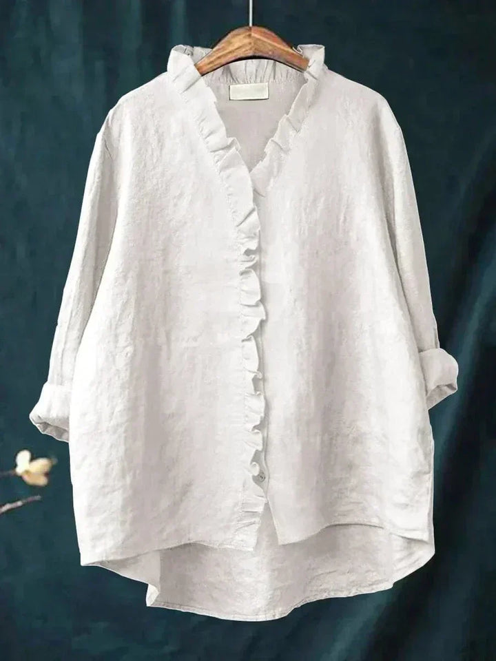 Eline | Elegante Blusa de Verano en Lino