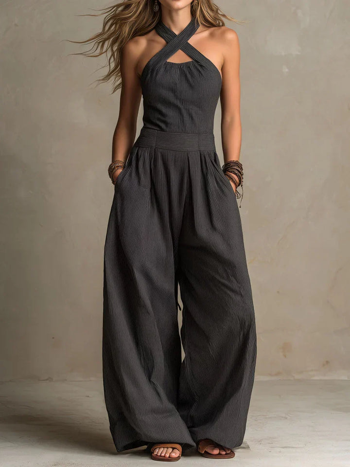 Bianca | Mono Chic con Escote Cruzado