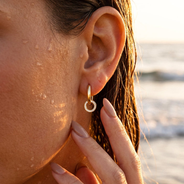 Pendientes de Aros Entrelazados