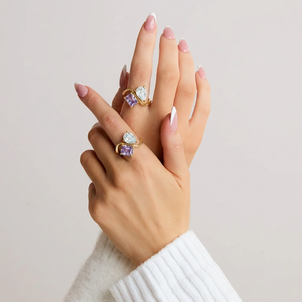Anillo Eterno con Piedra de Nacimiento